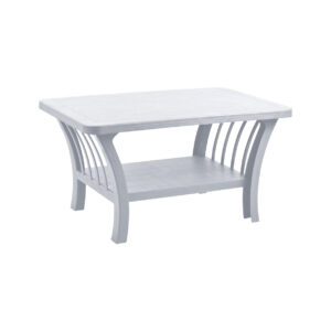 TABLE BASSE RECTANGULAIRE EL BAHJA BLANCHE